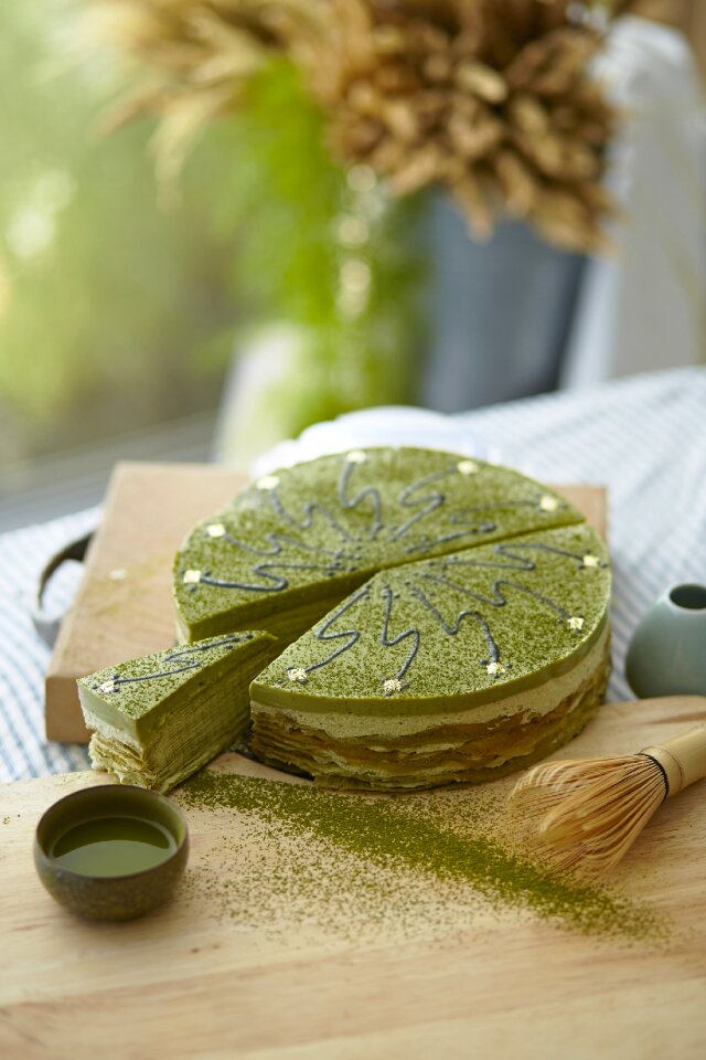 Dessert matcha greentea