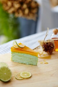 Dessert honey lemon