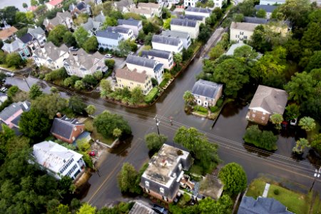 Coast Guard overflight for Charleston flooding photo