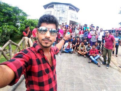 Sajek Valley Group Selfie
