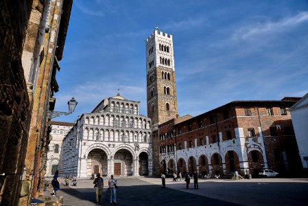 Cathedral of St. Martin, Lucca Tuscany photo