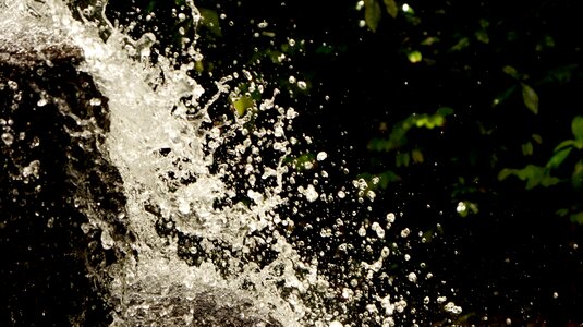 River sprinkler waterfall