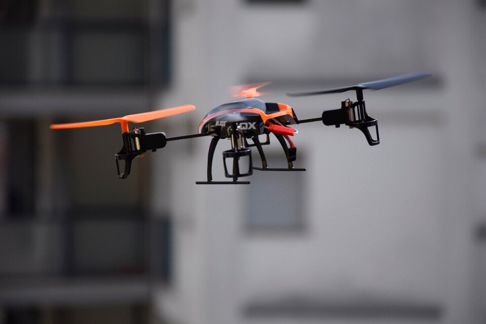 Quadrocopter toys rotors
