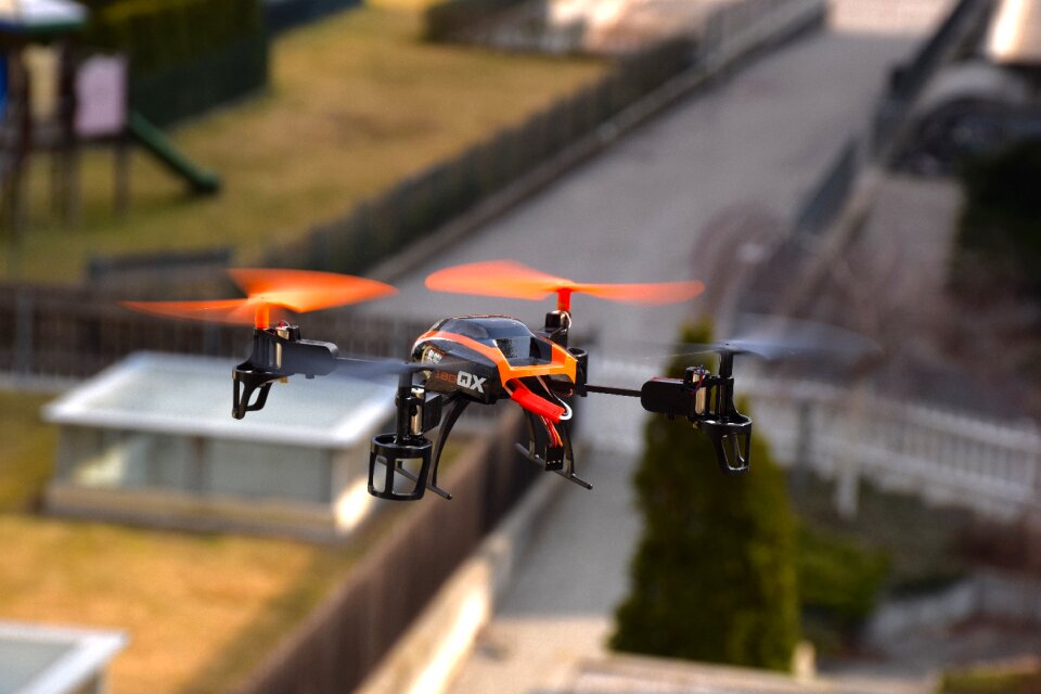 Quadrocopter toys rotors