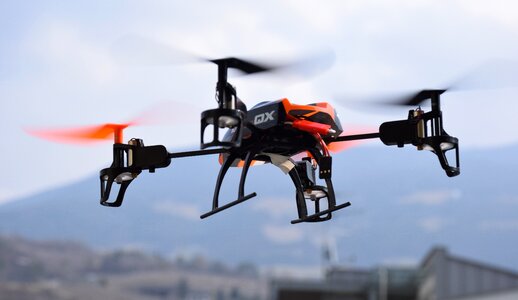 Quadrocopter toys rotors