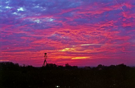 Shooting sunrise timelapse photo