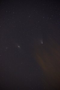 ... fewer clouds + M31 + Panstarrs ...