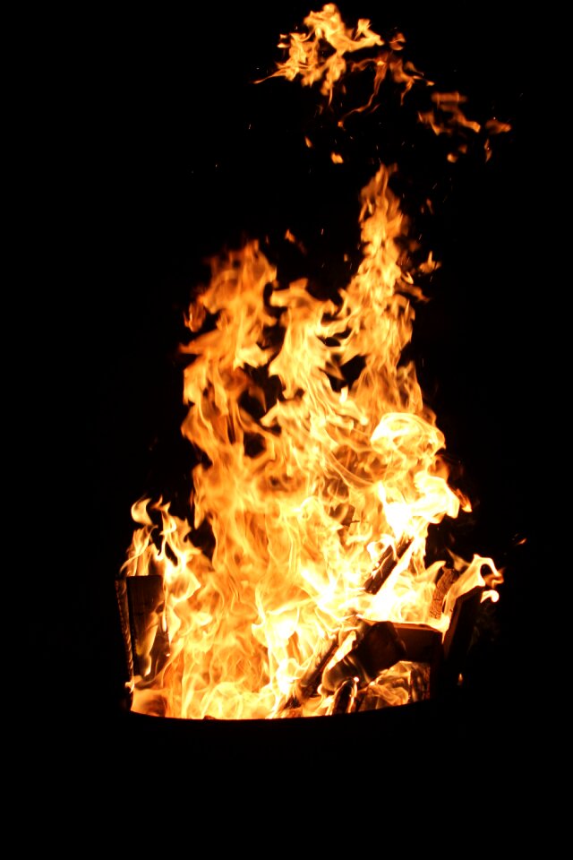 Heat burn embers