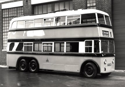 054254:Trolleybus Newcastle upon Tyne Riddell Undated photo