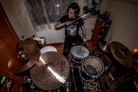 Drum training on fisheye