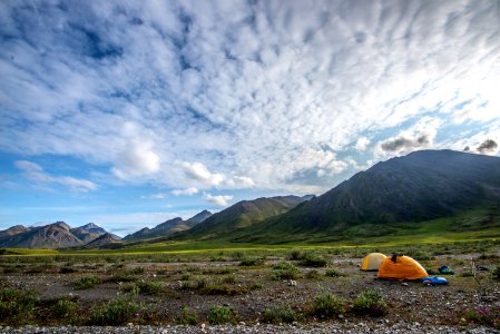 Camping in Arctic National Wildlife Refuge