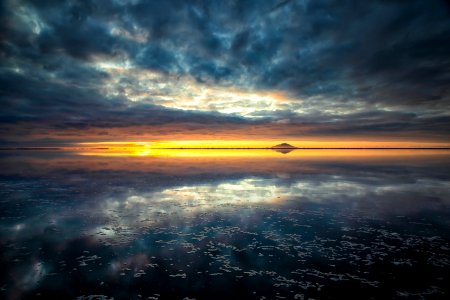 Sunset over Izembek Lagoon