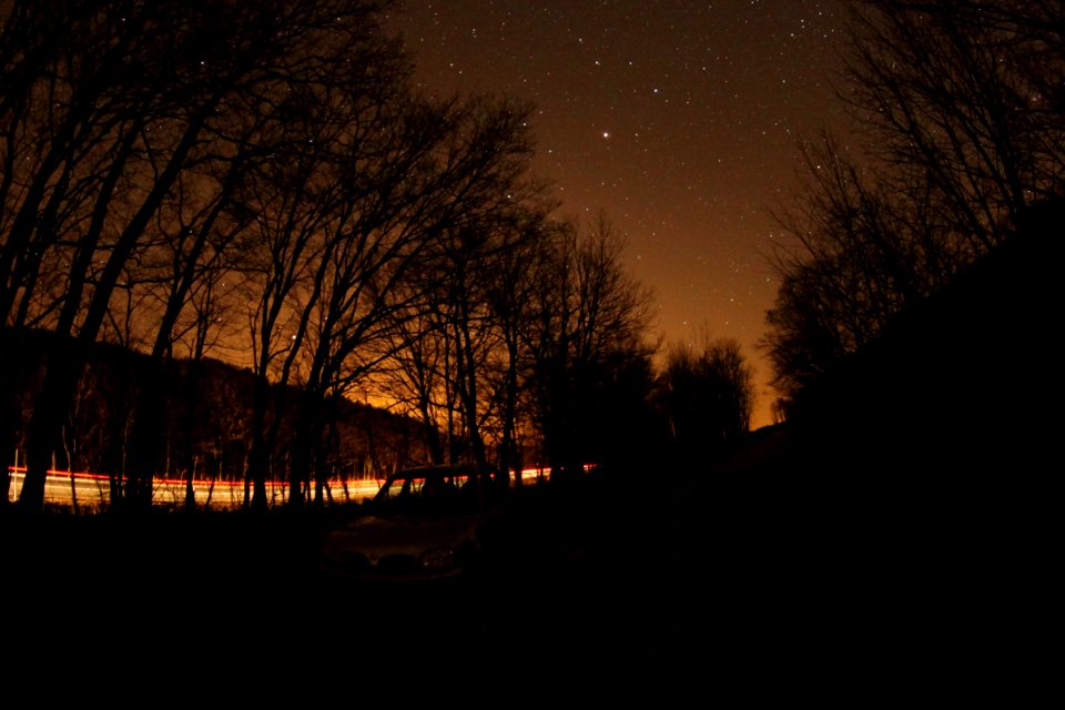 in the dark near Esztergom