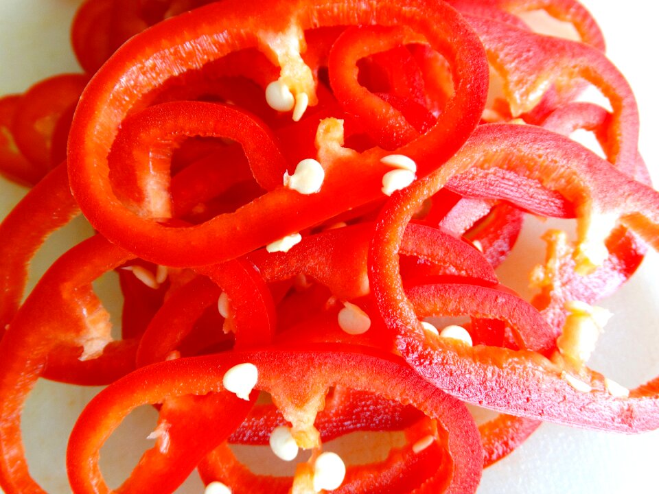 Hot pepper rings red kitchen