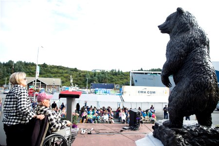 Kodiak Bear Sculpture Ceremony