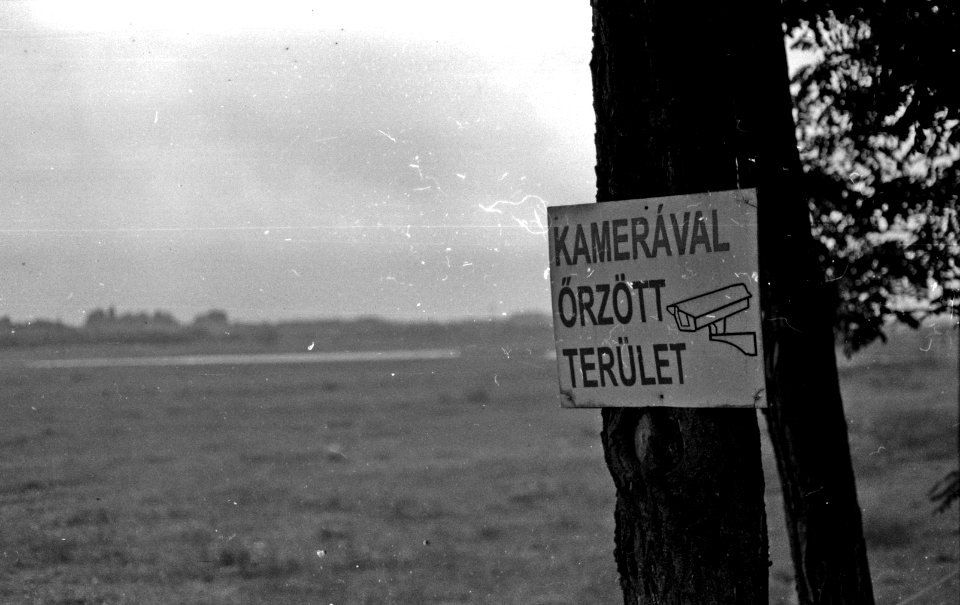 Kamerával őrzött terület / CCTV in operation