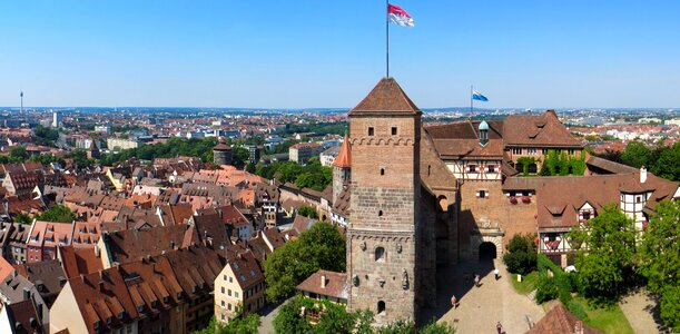 Middle ages panorama tower