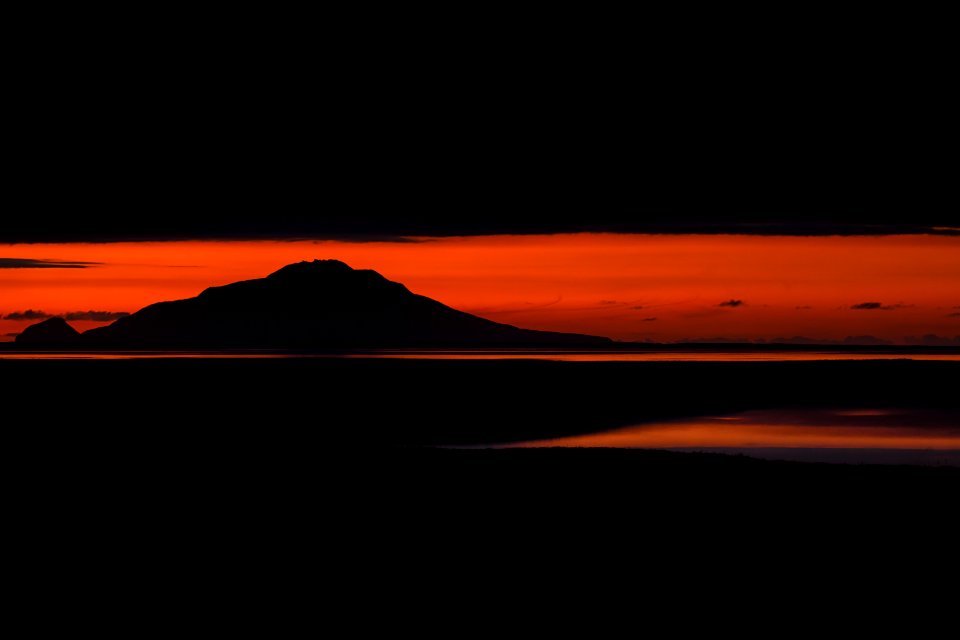 Volcano on the horizon