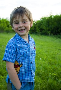 Child innocence smile