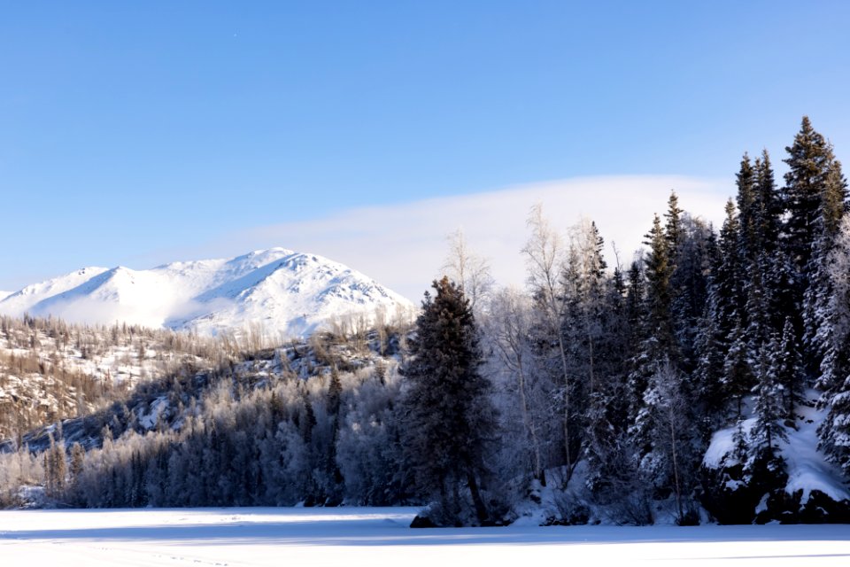 Winter views at Hidden Lake.