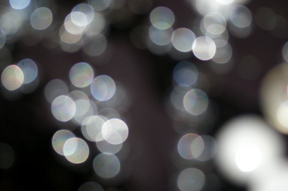 Blur light-leak gray bokeh