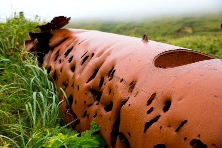 Japanese midget submarine remains, Kiska