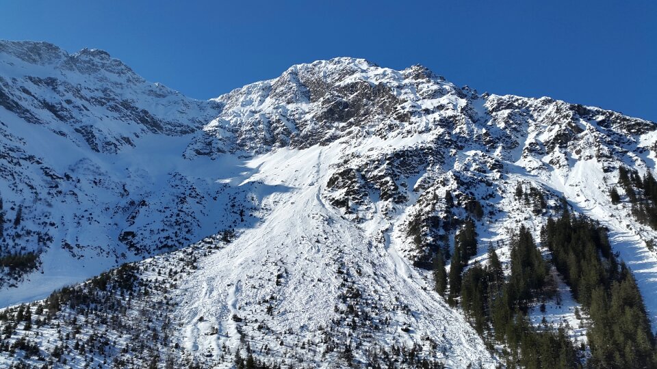 Winter mountain snow photo