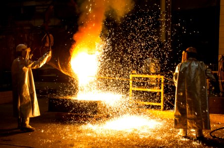 Pouring Steel photo