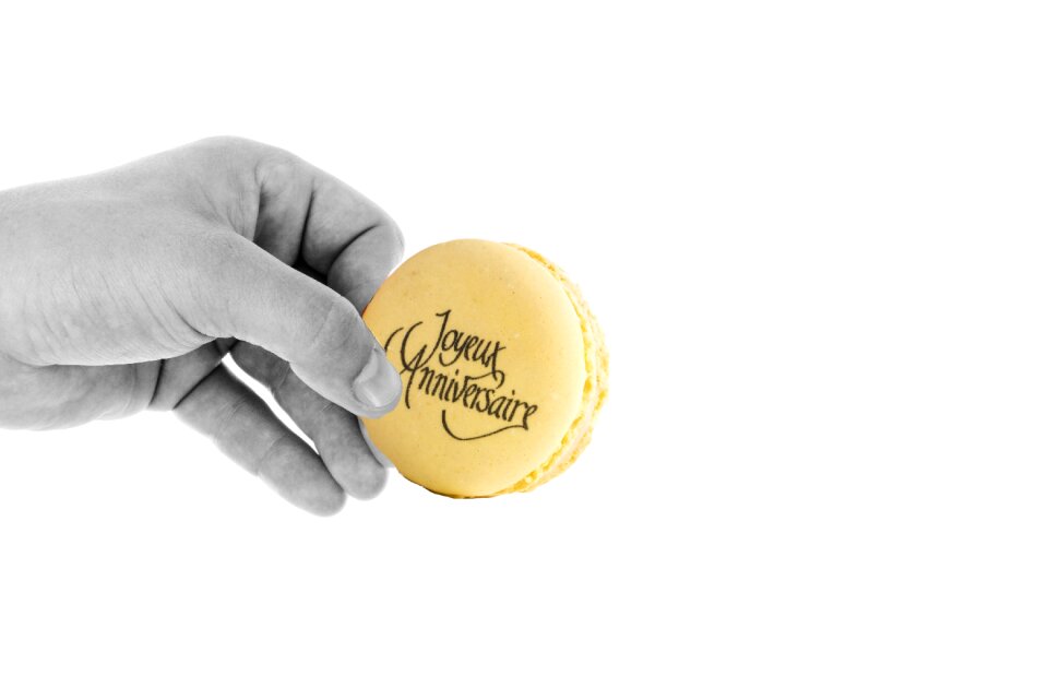 Macaroon personalise pastry
