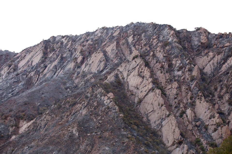 Devils Gate Canyon after the Thomas Fire