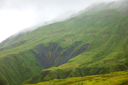 At the crest of Engineer Hill, Attu
