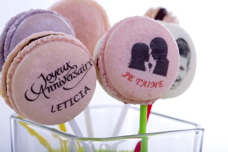 Macaroon personalise pastry