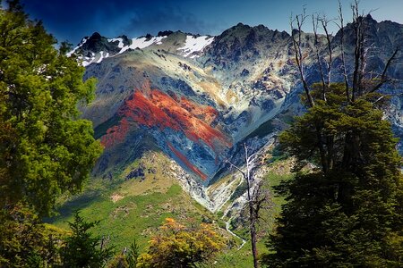 Nature southern argentina andes mountains photo