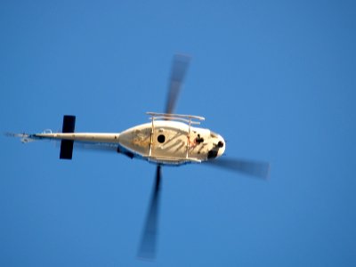 US Park Police Bell 412 Surveillance Copter No. N412PP Over Independence Avenue, SW & Maryland Avenue, SW During The March On Washington (Washington, DC) photo