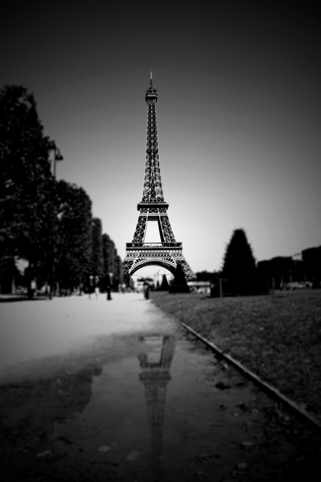 Eiffel tower paris france