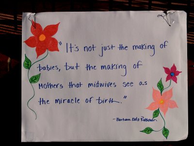 Barbara Katz Rothman Quote On A Sign In "Tribute To Takoma Midwives" (Takoma Park, MD) photo