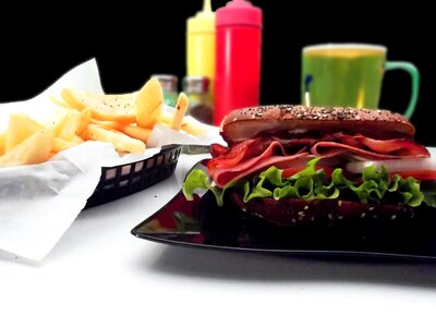 Snack delicious fastfood
