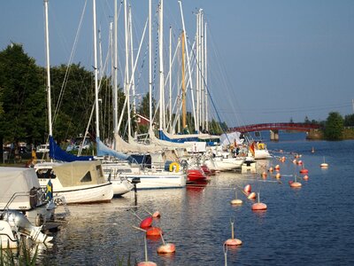 Boats lake river