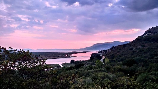 Butrint with Corfu island on background photo