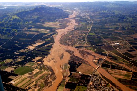 The Santa Clara River during a flood in 2005. photo