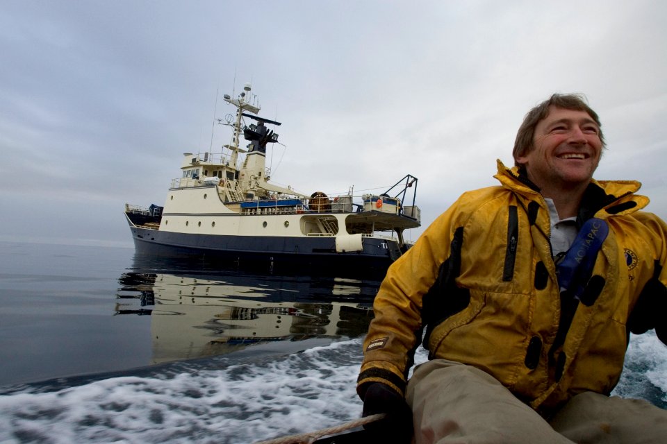 John Faris, Captain of the USFWS R/V Tiglax.