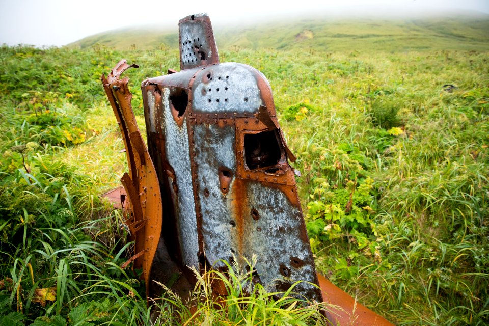 Japanese midget submarine remains, Kiska
