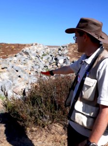 USFWS Partners for Fish and Wildlife biologist provides a tour of the Meadowview Restoration area in Temecula, CA photo