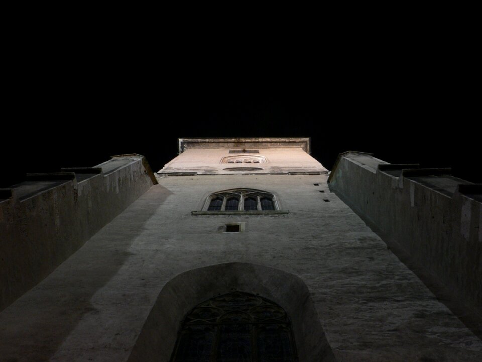 Bratislava night tower