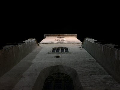 Bratislava night tower photo