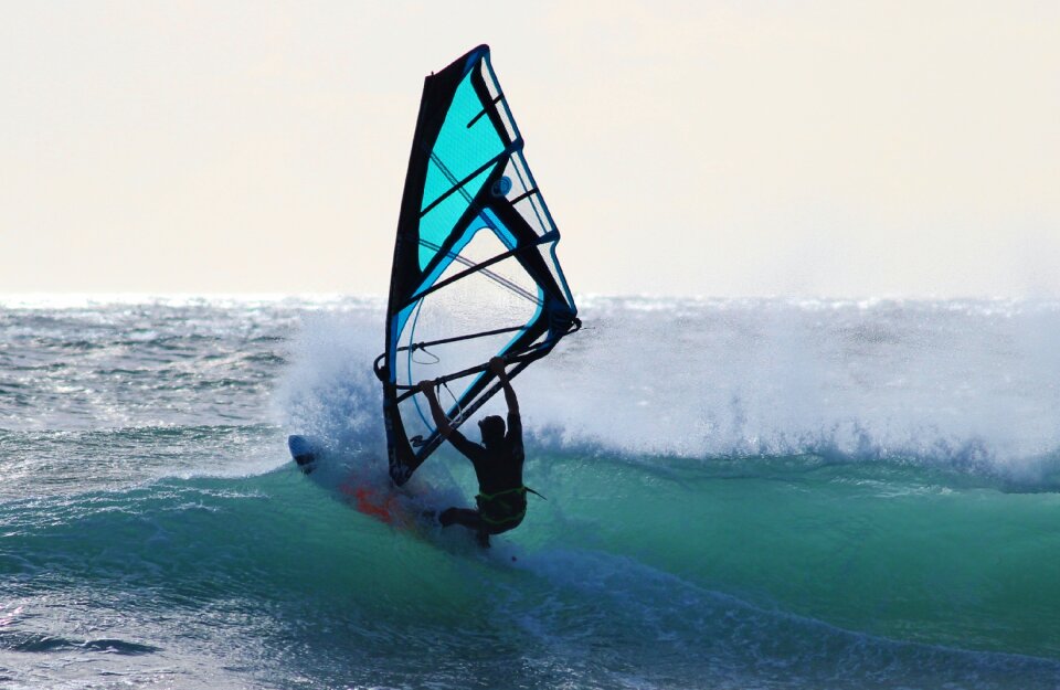 Water sports blue wind
