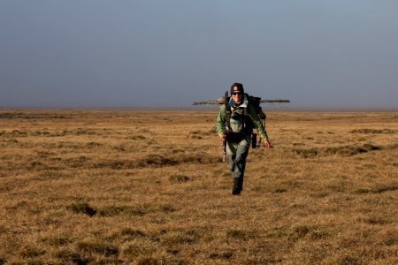 Crossing the tundra