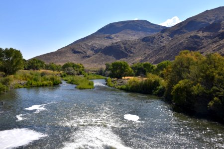 Downstream of Derby Dam along the Truckee River, Nevada