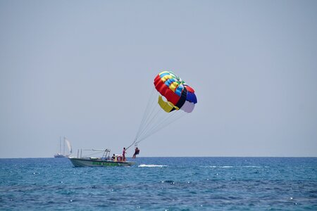 Water sport parachute fun