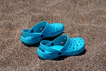 Crocs rhinestones blue photo